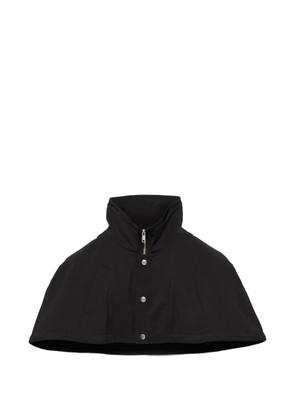 Prada technical fabric capelet - Black