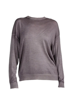 Avant Toi crew-neck sweater - Grey