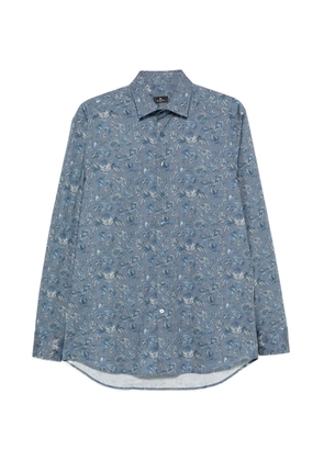 ETRO paisley-print long-sleeve shirt - Blue