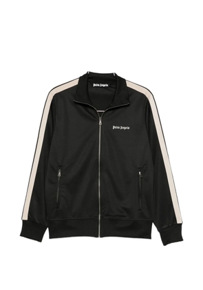 Palm Angels embroidered-logo zip-up sweatshirt - Black