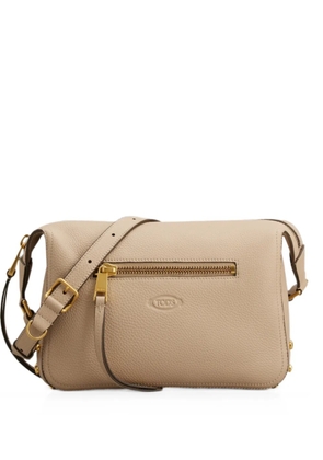 Tod's Metal Dots shoulder bag in leather mini - Neutrals