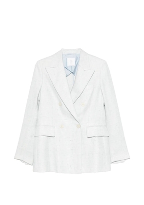 Eleventy double-breasted peak-lapel blazer - Blue