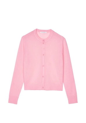Cecilie Bahnsen Floh bow-detail long-sleeve cardigan - Pink