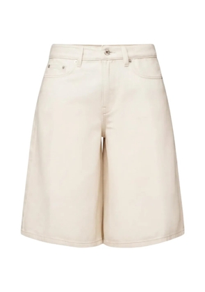 Drykorn None logo-patch denim shorts - Neutrals