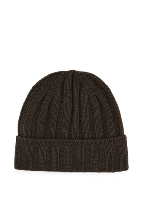 Vanisè cashmere beanie hat - Brown