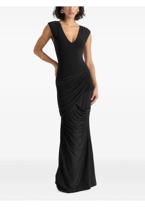 Manière De Voir Bridget ruched maxi dress - Black