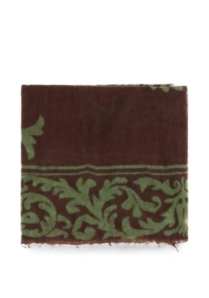 MIRROR IN THE SKY Soufflé cashmere scarf - Brown