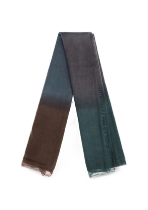 MIRROR IN THE SKY Soufflé cashmere scarf - Blue