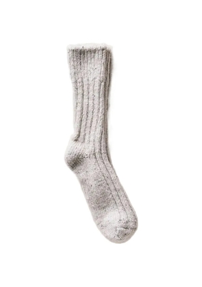 yahae low-gauge ribbed socks - White