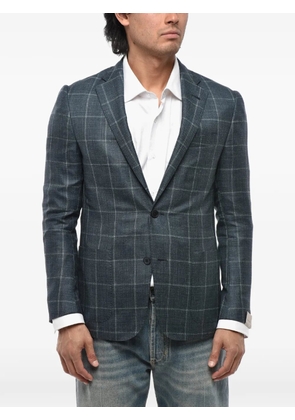 Corneliani Gate windowpane jacket - Blue