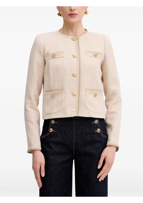LUISA SPAGNOLI Vasari bouclé button-up jacket - Neutrals
