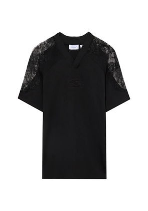Off-White lace insert soccer dress - Black