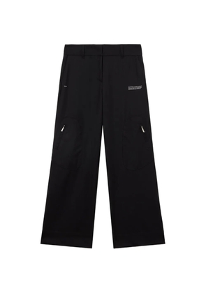 Off-White Light Wool Corporate Toybox trousers - Pink