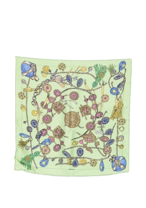 Versace Broken Jewels silk scarf - Green