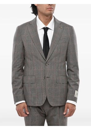 Corneliani checked wool suit - Grey