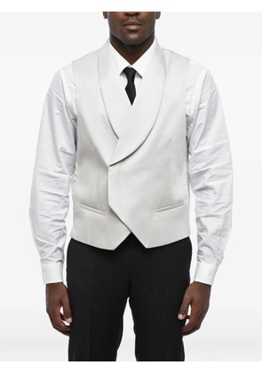 Corneliani double-breasted shawl-lapel waistcoat - White
