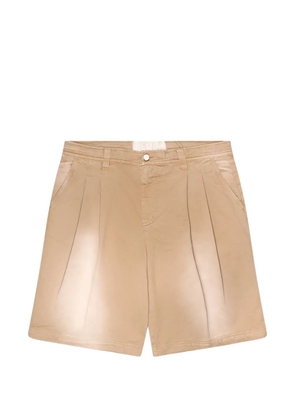 ERL distressed pleated shorts - Neutrals