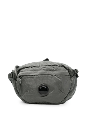 C.P. Company logo-patch belt bag - Grey