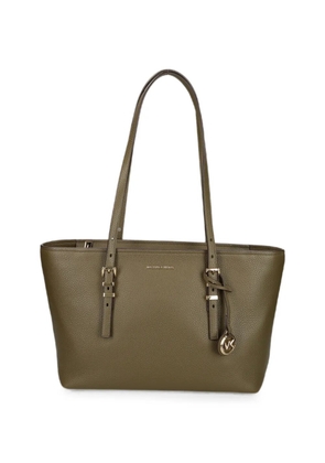 Michael Michael Kors logo-plaque buckled tote bag - Green