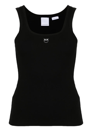 PINKO Calcolatore logo-print tank top - Black