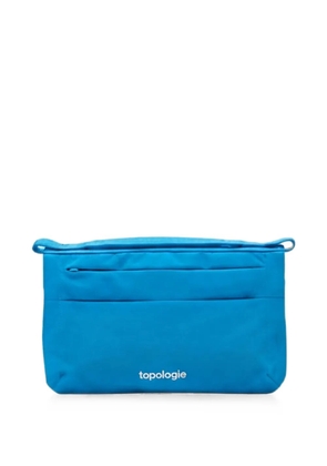 Topologie 90 logo-print phone bag - Blue