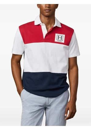 Hackett London colour-blocked polo shirt - Red