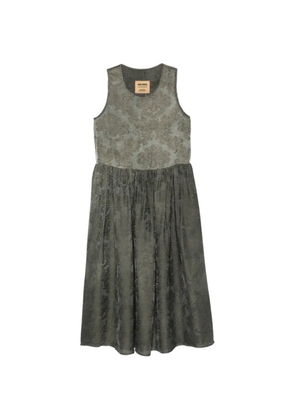 Uma Wang Ardal jacquard-pattern midi dress - Green