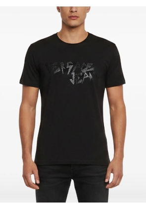 Versace Pre-Owned logo-print jersey T-shirt - Black