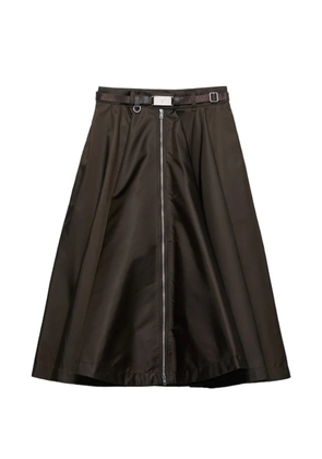 Prada Re-Nylon circle skirt - Brown