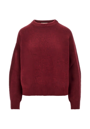 Weekend Max Mara alpaca and wool-blend sweater - bordeaux - Red
