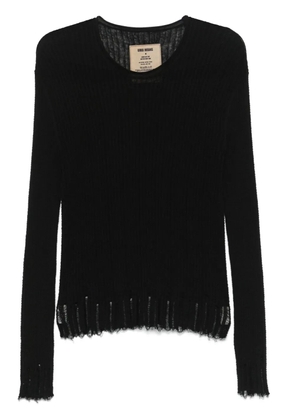 Uma Wang ribbed-knit sweater - Black