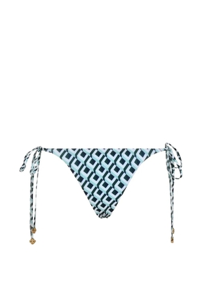 Casablanca green Cubist CC Monogram Ssring beaded bikini bottom