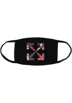 Off-White Caravaggio Arrow print face mask - Black