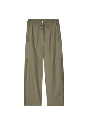 3.1 Phillip Lim double-waistband poplin trousers - Green