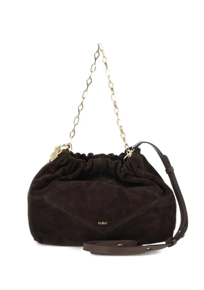 Ba&Sh June suede-finish shoulder bag - Brown