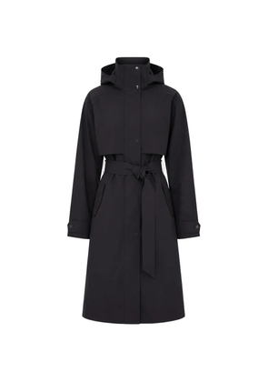 The Upside James hooded trench coat - Black