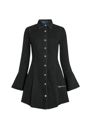 Karl Lagerfeld Jeans wide-sleeve denim dress - Black