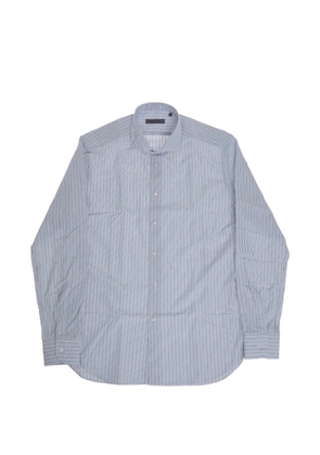 Corneliani French-collar striped shirt - Blue