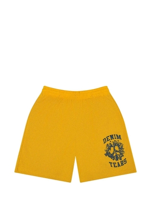 Denim Tears mesh university shorts - Yellow