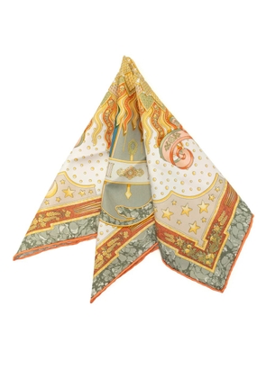 Hermès Pre-Owned 2000-2026 Carpe Diem Silk Scarf 90 scarves - Multicolour