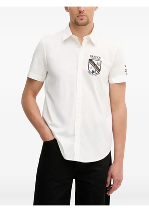 Aeronautica Militare logo-patch short-sleeve shirt - White