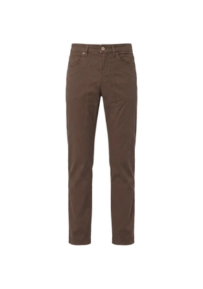 JECKERSON John patch-insert jeans - Brown