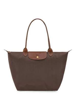 Longchamp large Le Pliage shoulder bag - Brown