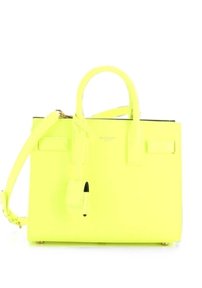 Saint Laurent Pre-Owned Sac de Jour NM Bag Leather Nano tote bag - Yellow