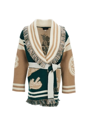 Alanui College of Aloha cardigan - Green