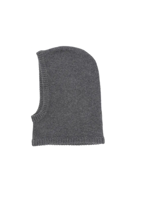Lisa Yang Astri ribbed balaclava hat - Grey