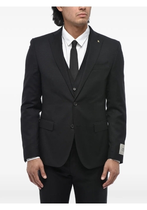 Corneliani single-breasted three-piece suit - Black