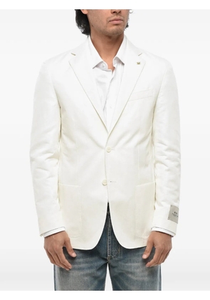 Corneliani CC Collection single-breasted blazer - White