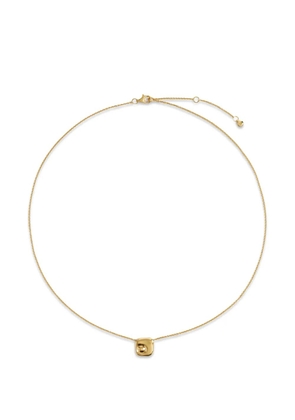 Monica Vinader square-pendant necklace - Gold