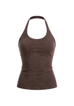 Stouls Cherry halterneck top - Brown